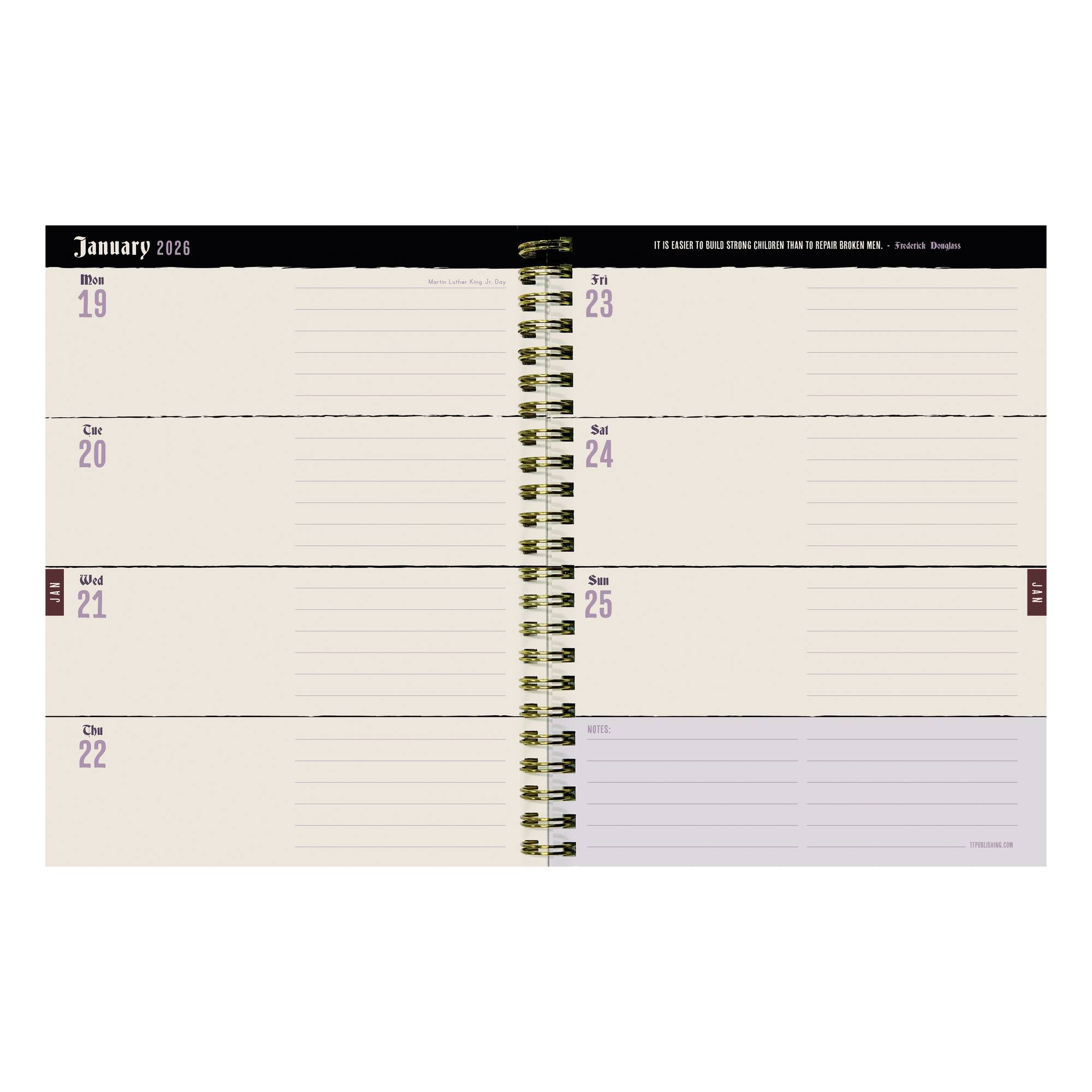 TF Publishing 2025-2026 Mystic Forest Medium Weekly/Monthly Planner